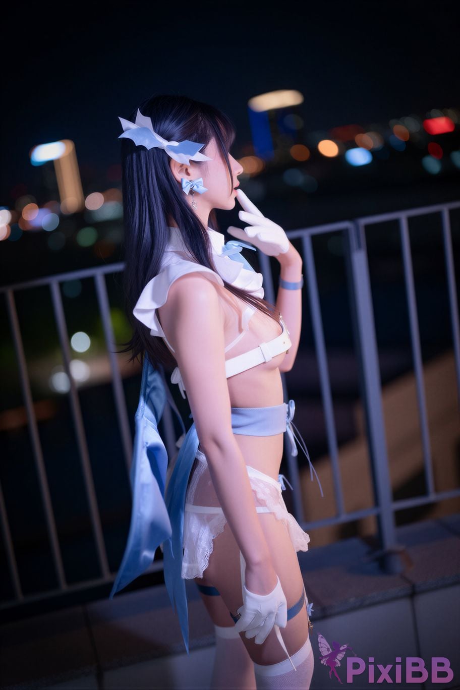 AI Enhanced BLUECAKE Yeha Your Majesty Azure Succubus PixiBB.COM 022