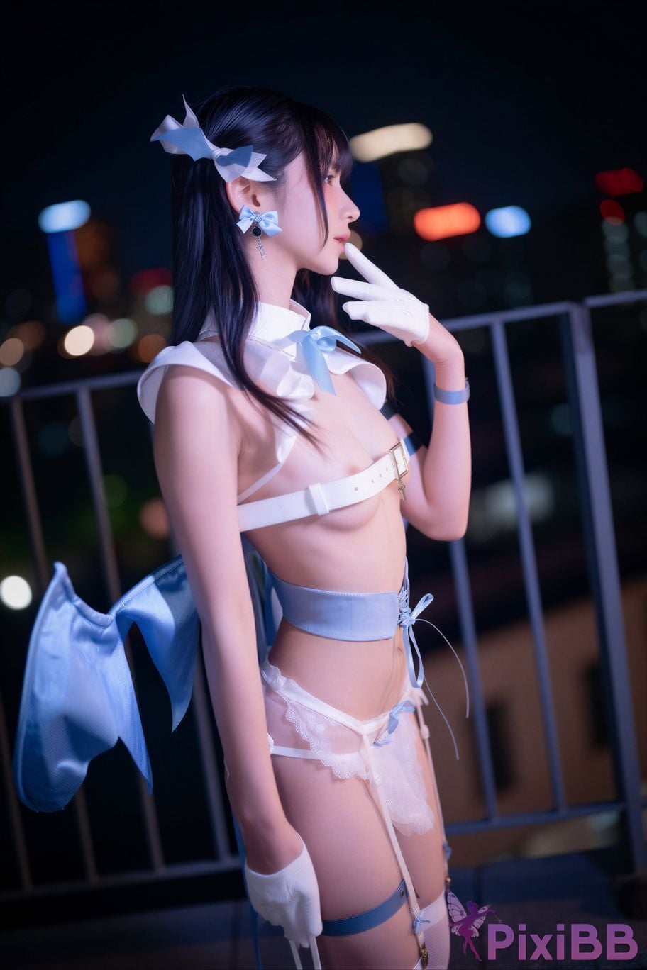 AI Enhanced BLUECAKE Yeha Your Majesty Azure Succubus PixiBB.COM 025