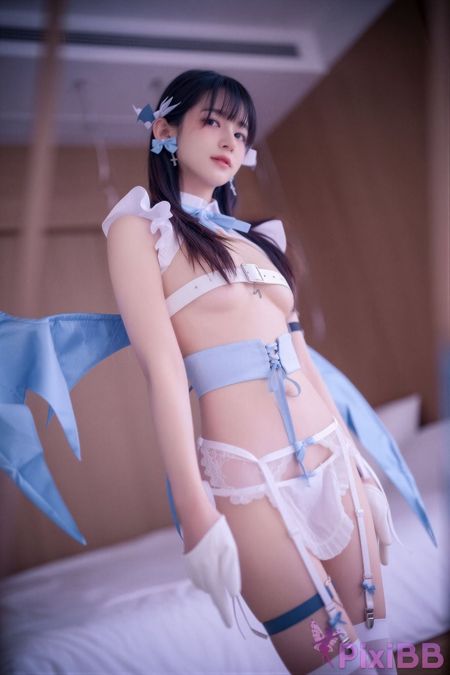 AI Enhanced BLUECAKE Yeha Your Majesty Azure Succubus PixiBB.COM 041
