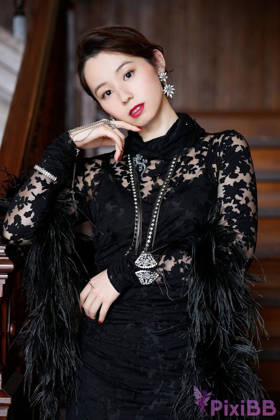 Japanese Idol Rina Koike Weekly modern digital photo collection Gravure Literature Museum x Edogawa Ranpo black lizard PixiBB.COM 076
