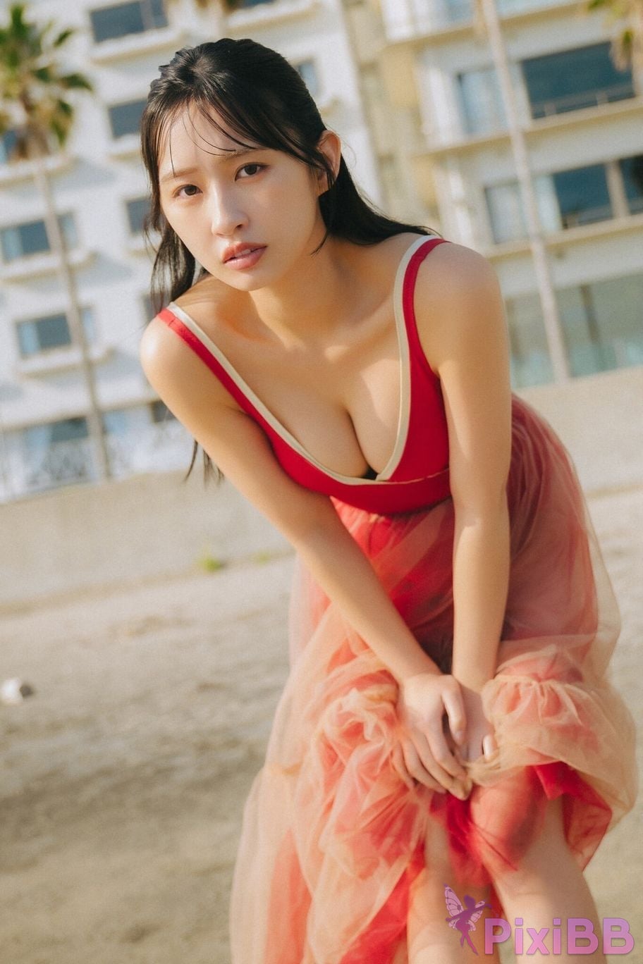 Japanese Idol Hinata Matsumoto FRIDAY digital photo book Bodies staring at each other Vol.2 100 Page super deluxe edition PixiBB.COM 117