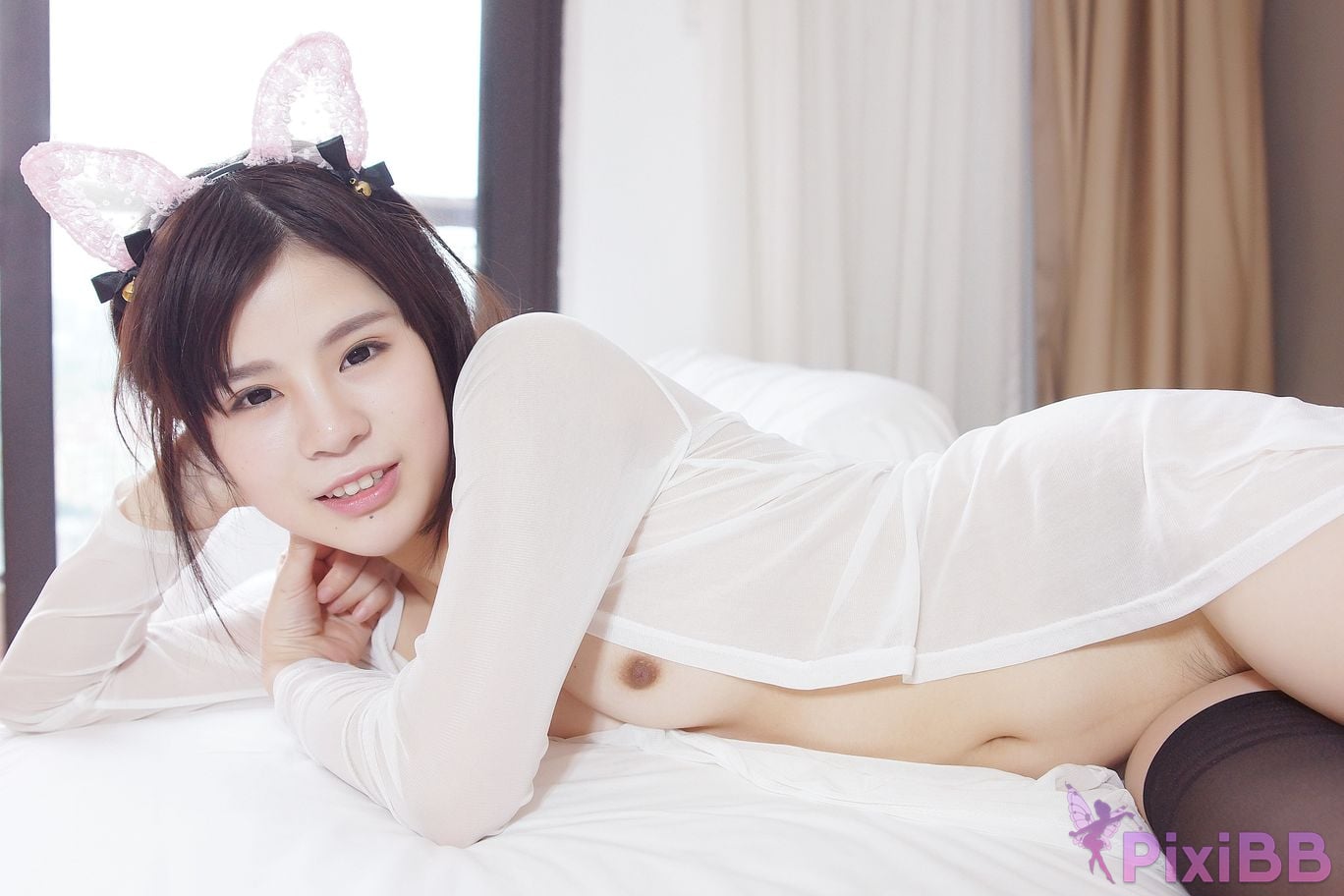 Private Photoshoot Pepe Pechin white meow The best royal model Full scale photography PixiBB.COM 104
