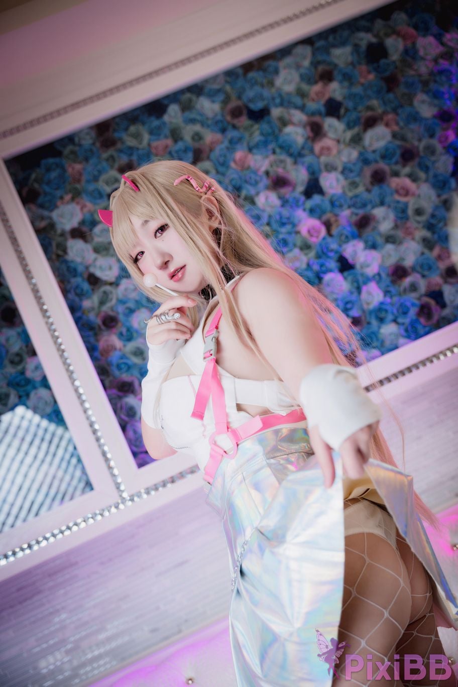 Cosplayer Nini22 Coconut scallops Nikke poisonous snake PixiBB.COM 024
