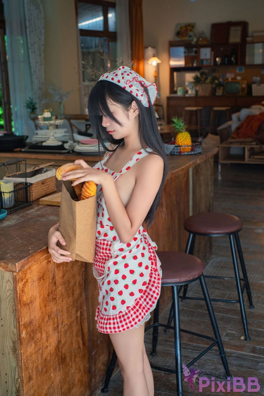 Cosplayer Yoko Kanon little cook PixiBB.COM 004