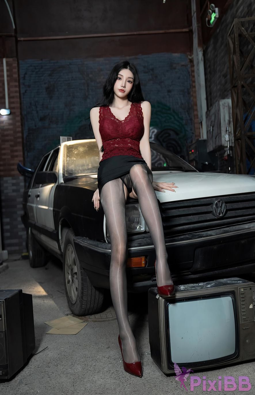No watermark for in app purchases Zhou Yuxi Sally Excellent car model PixiBB.COM 012