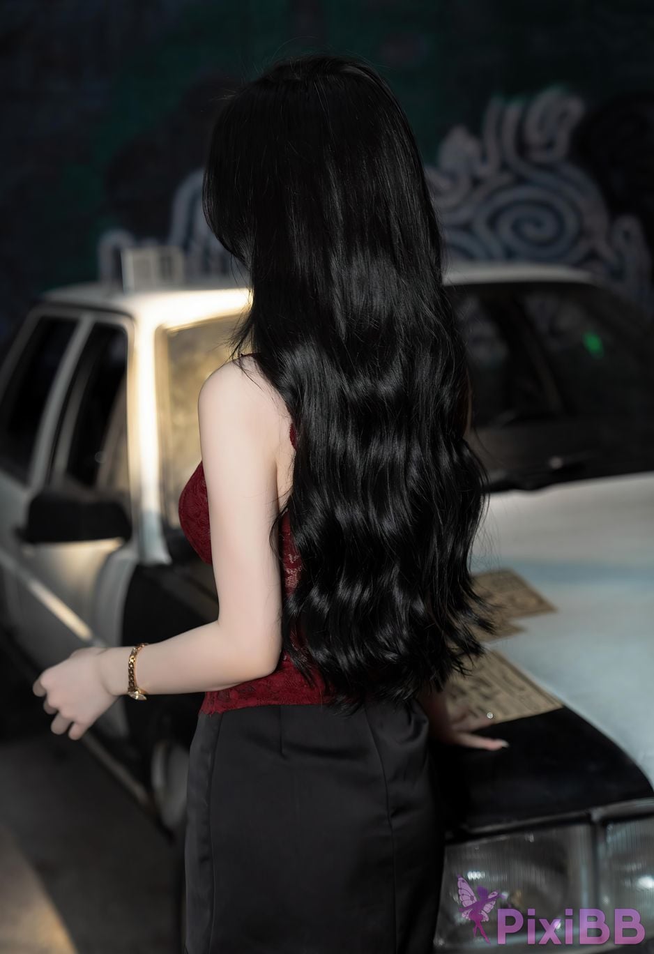 No watermark for in app purchases Zhou Yuxi Sally Excellent car model PixiBB.COM 018
