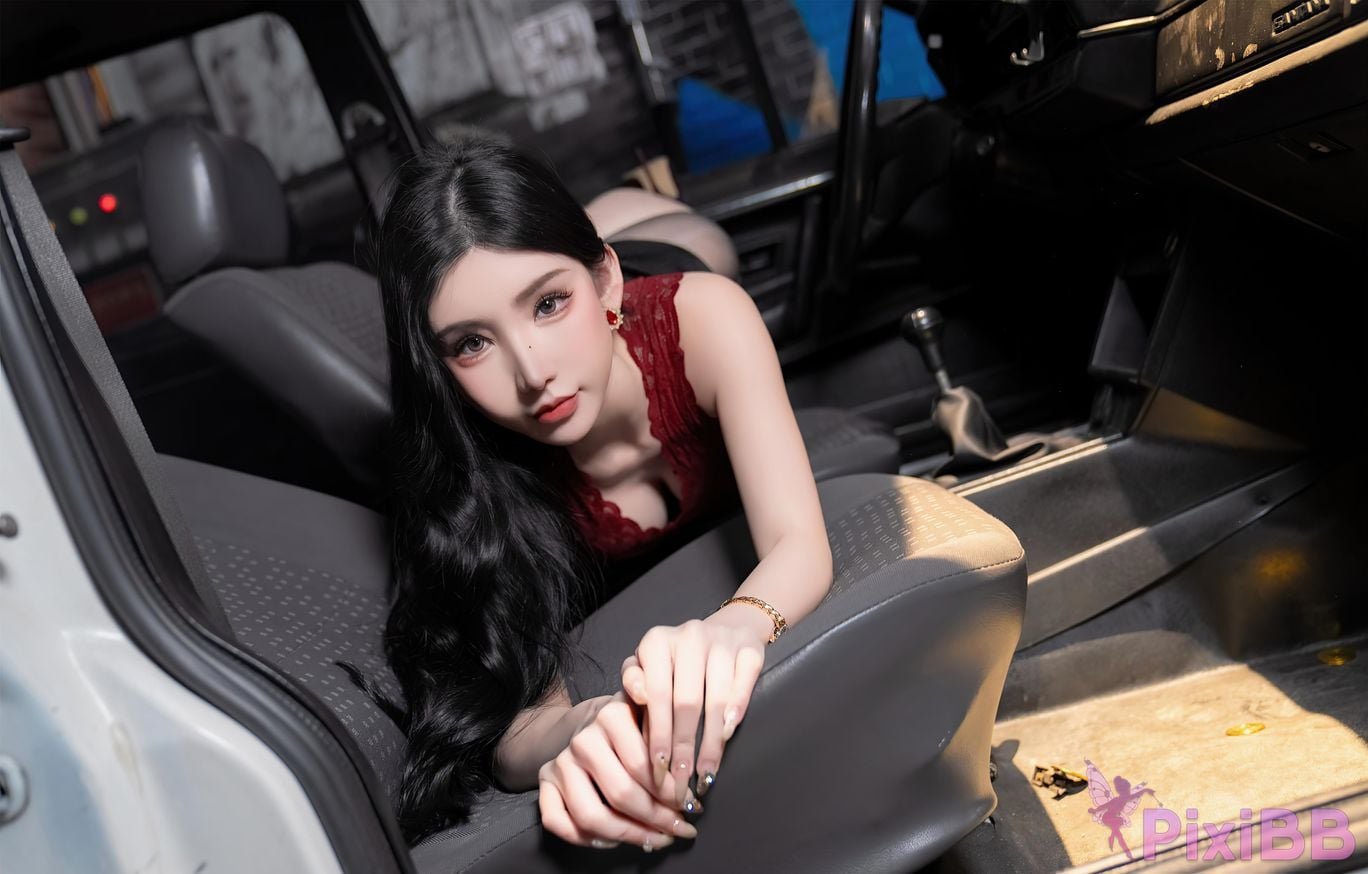 No watermark for in app purchases Zhou Yuxi Sally Excellent car model PixiBB.COM 037