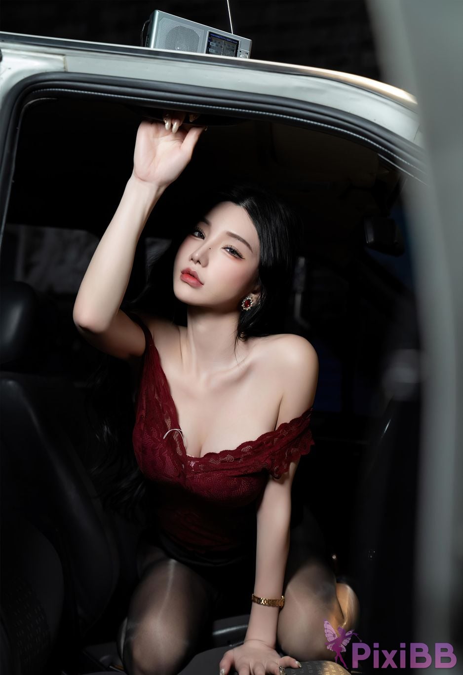 No watermark for in app purchases Zhou Yuxi Sally Excellent car model PixiBB.COM 059