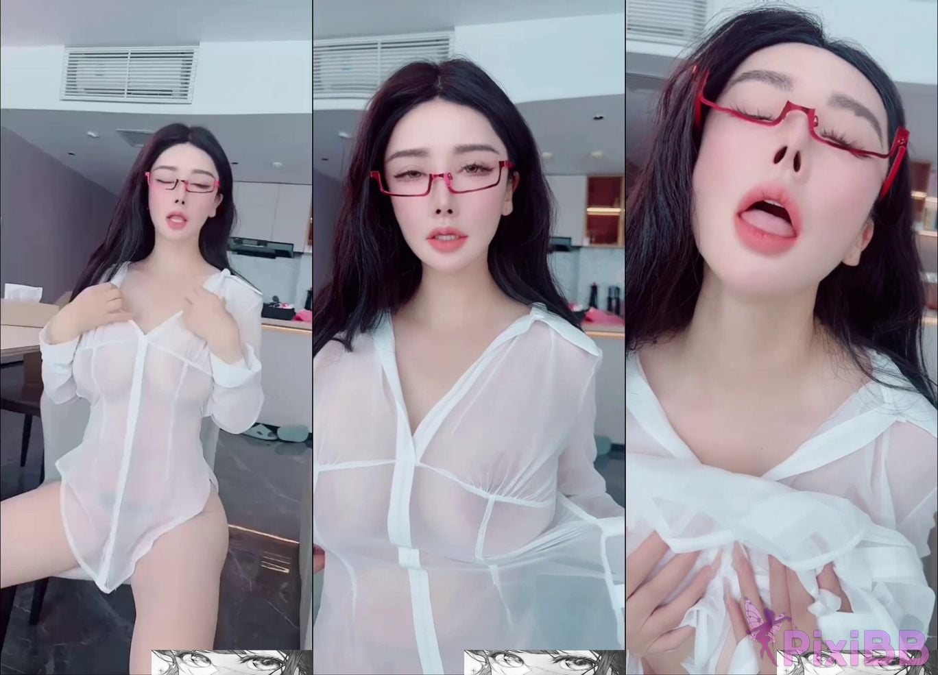 XR Uncensored Pan Jiaojiao R18 XIUREN model Last work before retirement lover white rose PixiBB.COM 098