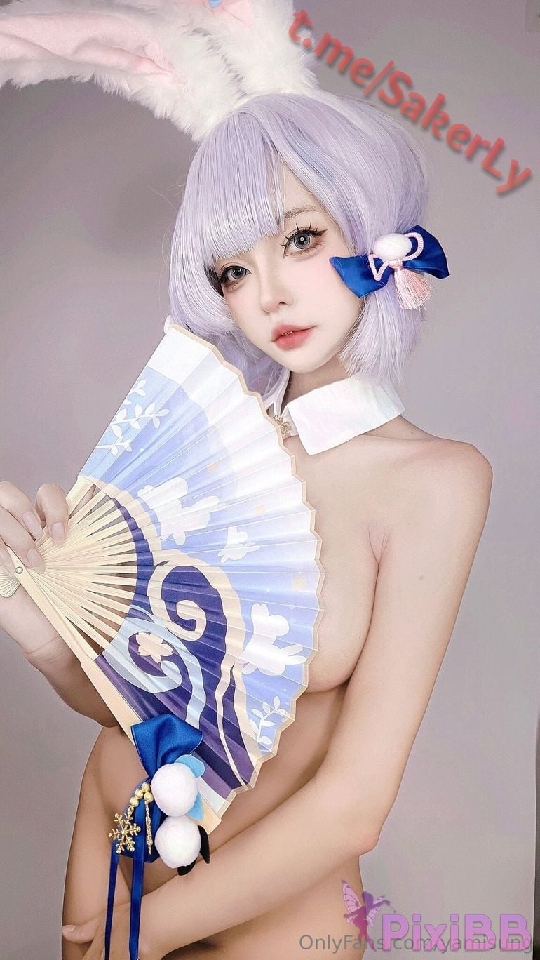 Yamisung Kamisato Ayaka Bunny PixiBB.COM 9