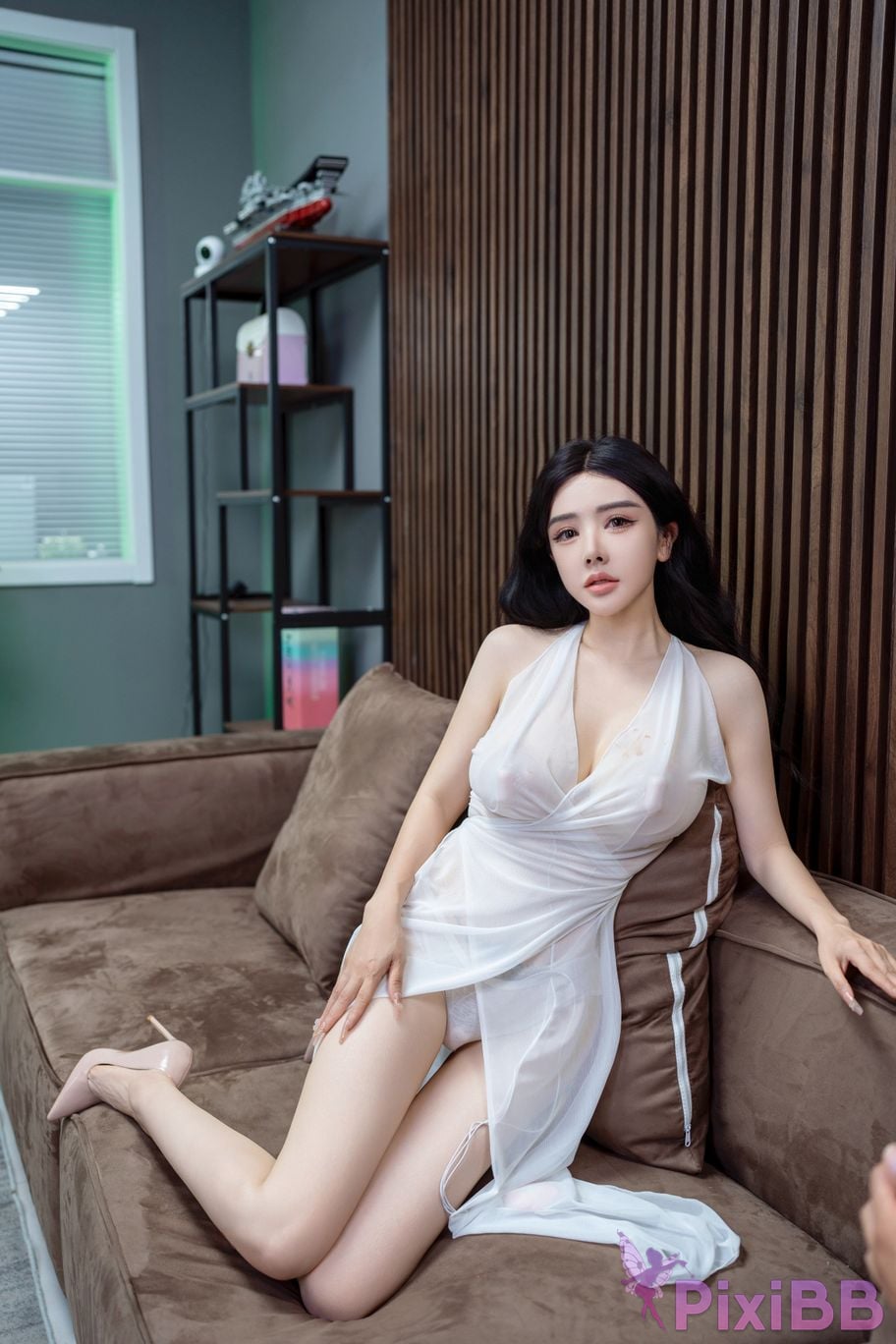 XR Uncensored Pan Jiaojiao R18 Xiuren.com Model The Secret Under the White Gauze Skirt PixiBB.COM 015