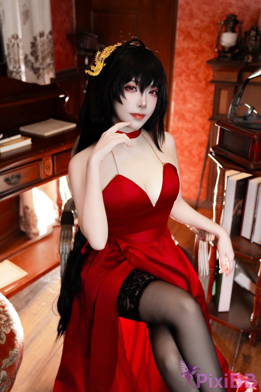 Cosplayer Second Assistant Nisa azur lane Dafeng poison apple PixiBB.COM 001