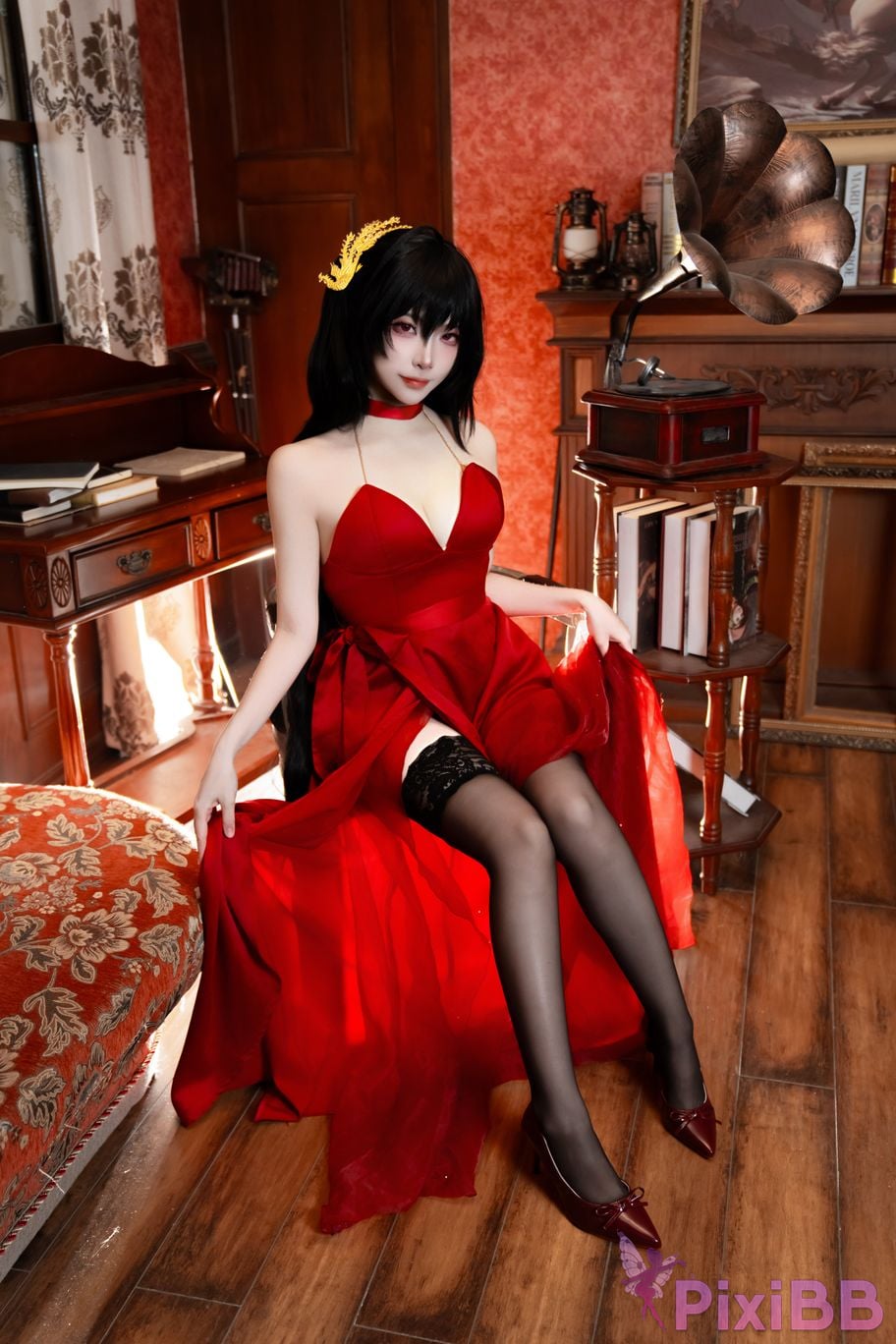 Cosplayer Second Assistant Nisa azur lane Dafeng poison apple PixiBB.COM 002