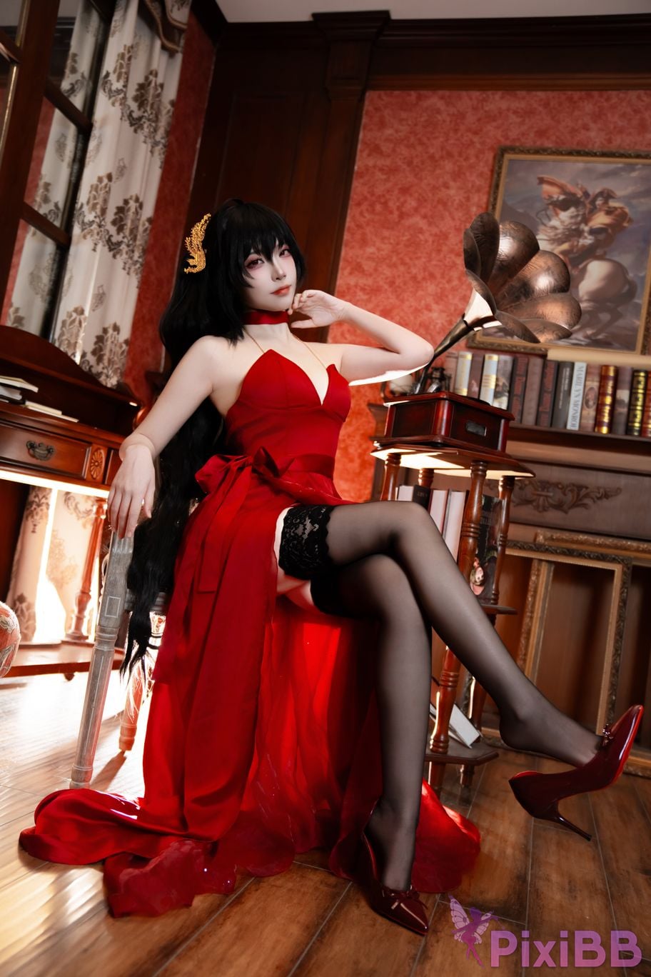 Cosplayer Second Assistant Nisa azur lane Dafeng poison apple PixiBB.COM 003