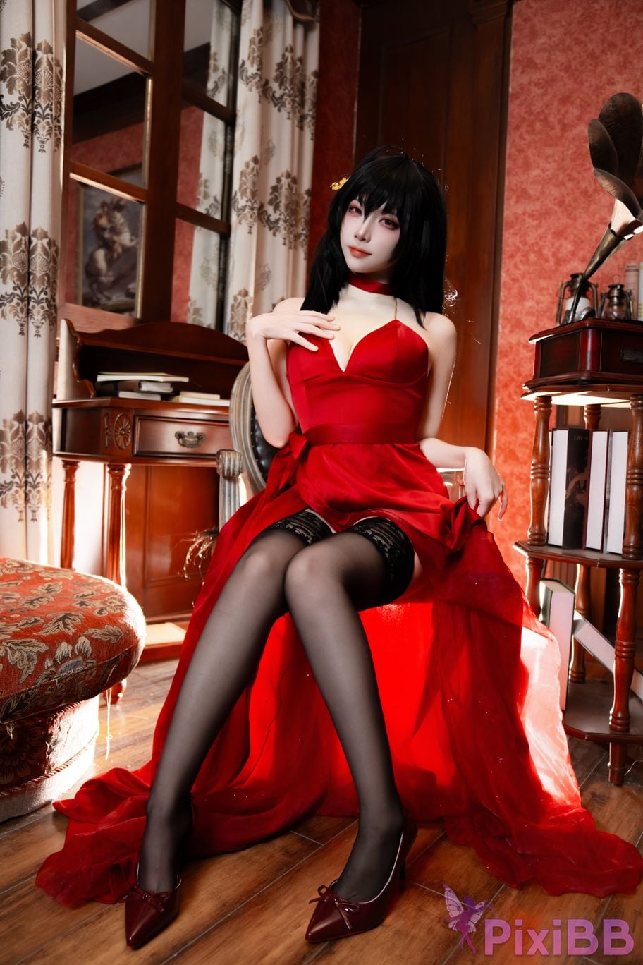 Cosplayer Second Assistant Nisa azur lane Dafeng poison apple PixiBB.COM 007