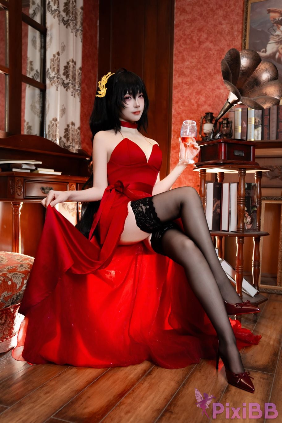 Cosplayer Second Assistant Nisa azur lane Dafeng poison apple PixiBB.COM 011