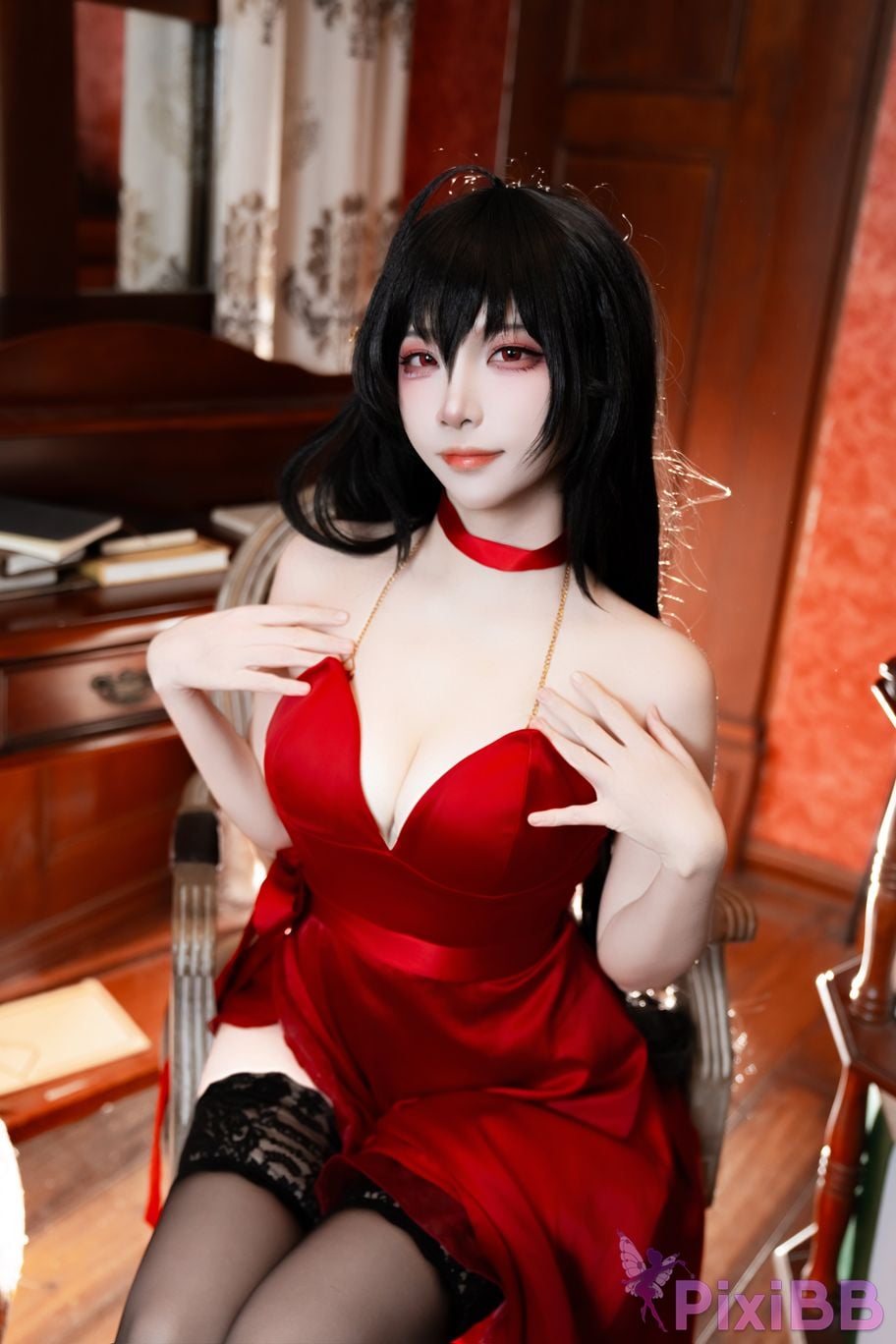 Cosplayer Second Assistant Nisa azur lane Dafeng poison apple PixiBB.COM 015