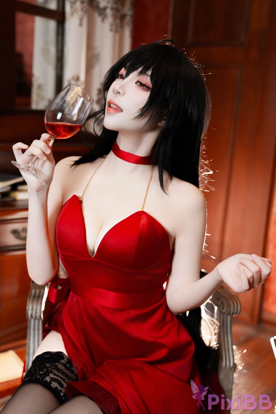 Cosplayer Second Assistant Nisa azur lane Dafeng poison apple PixiBB.COM 016