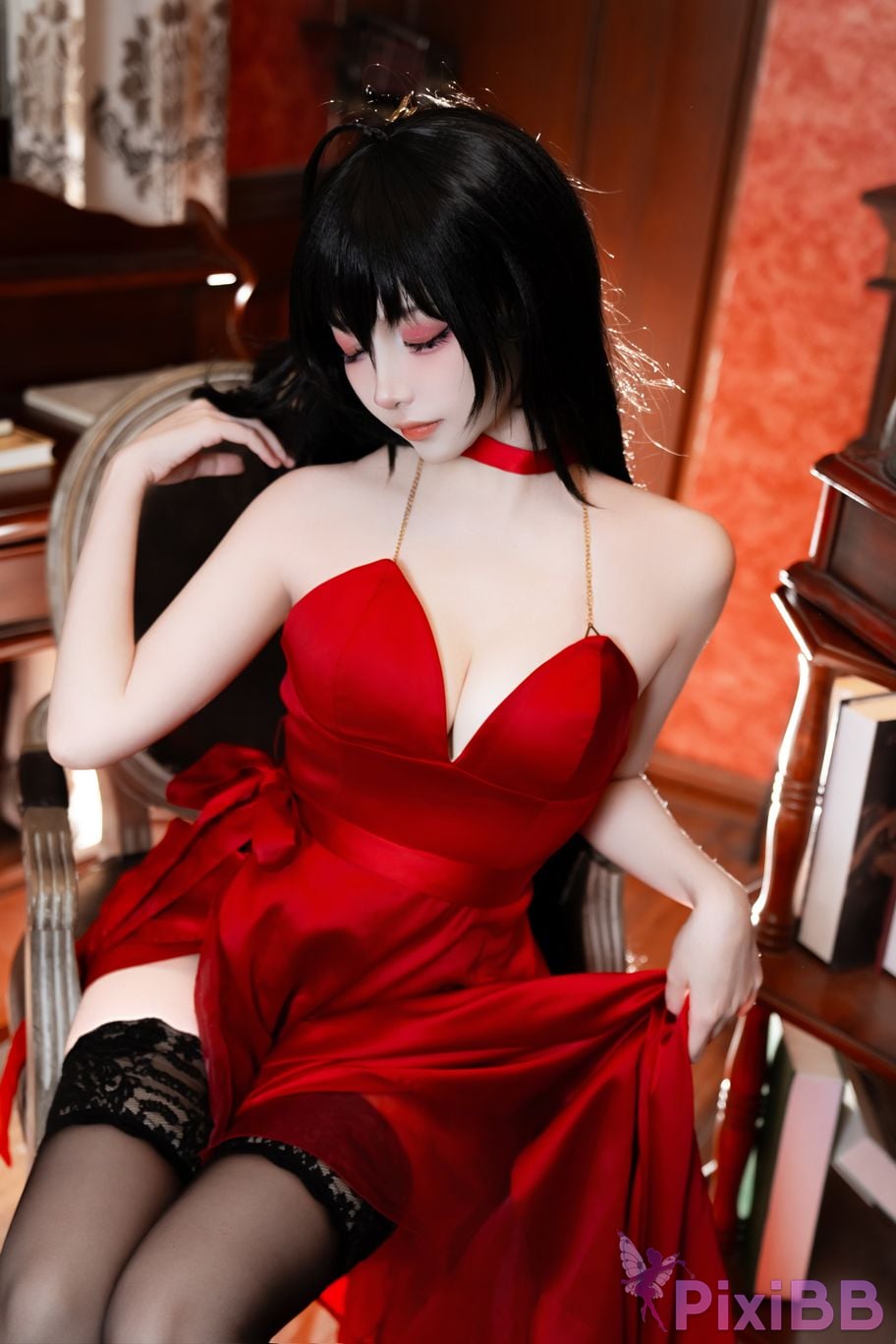 Cosplayer Second Assistant Nisa azur lane Dafeng poison apple PixiBB.COM 017