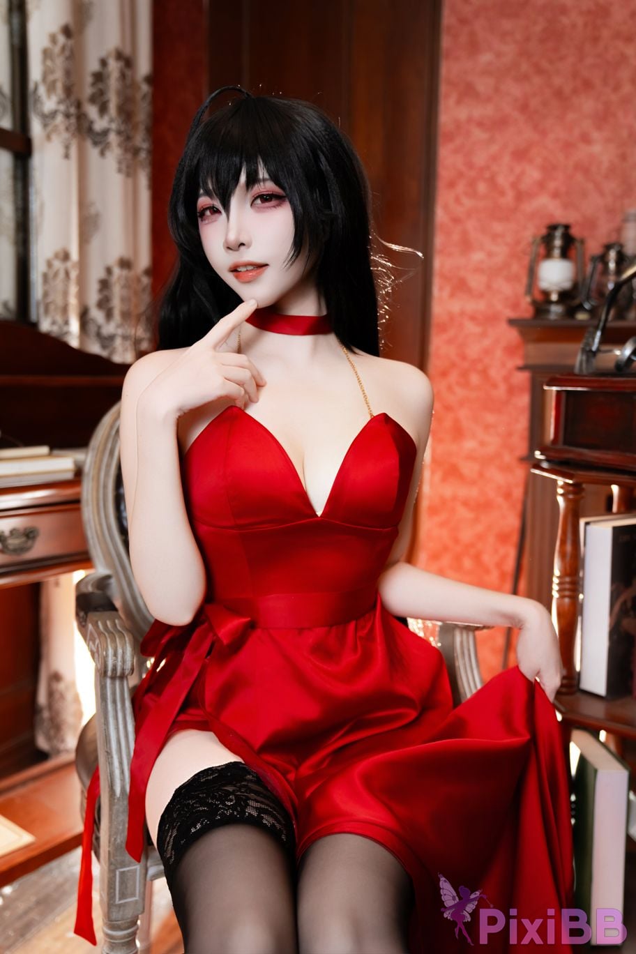 Cosplayer Second Assistant Nisa azur lane Dafeng poison apple PixiBB.COM 019