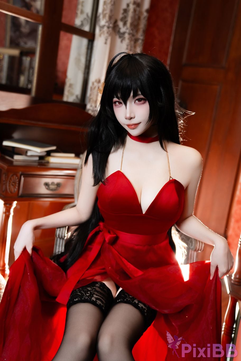 Cosplayer Second Assistant Nisa azur lane Dafeng poison apple PixiBB.COM 021