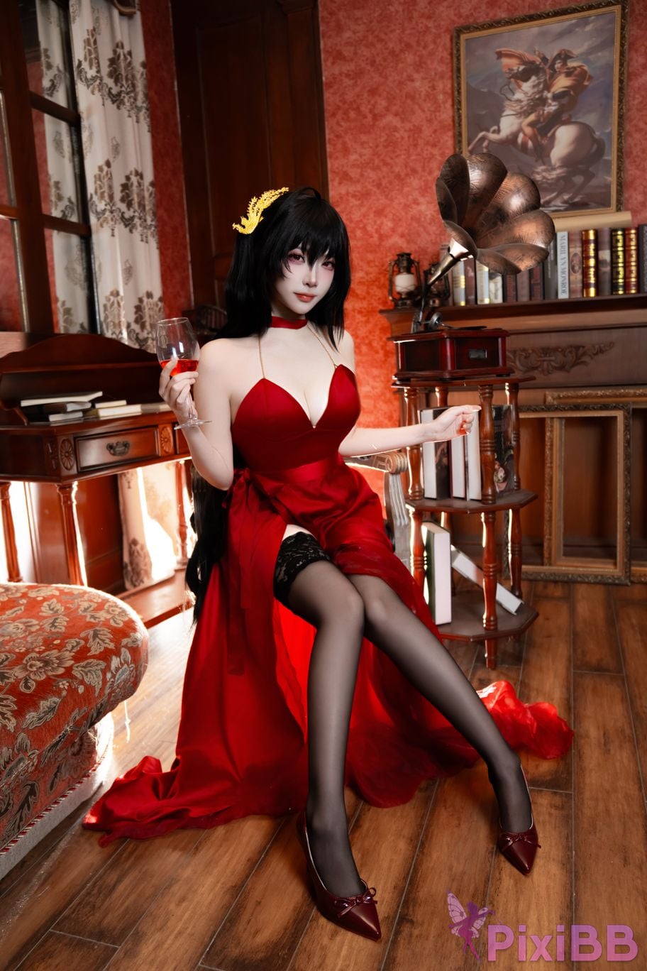 Cosplayer Second Assistant Nisa azur lane Dafeng poison apple PixiBB.COM 022