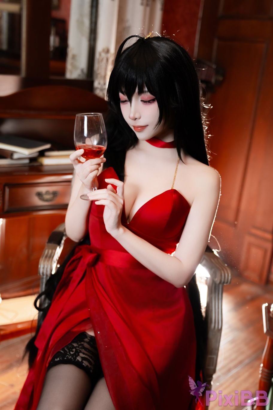 Cosplayer Second Assistant Nisa azur lane Dafeng poison apple PixiBB.COM 023