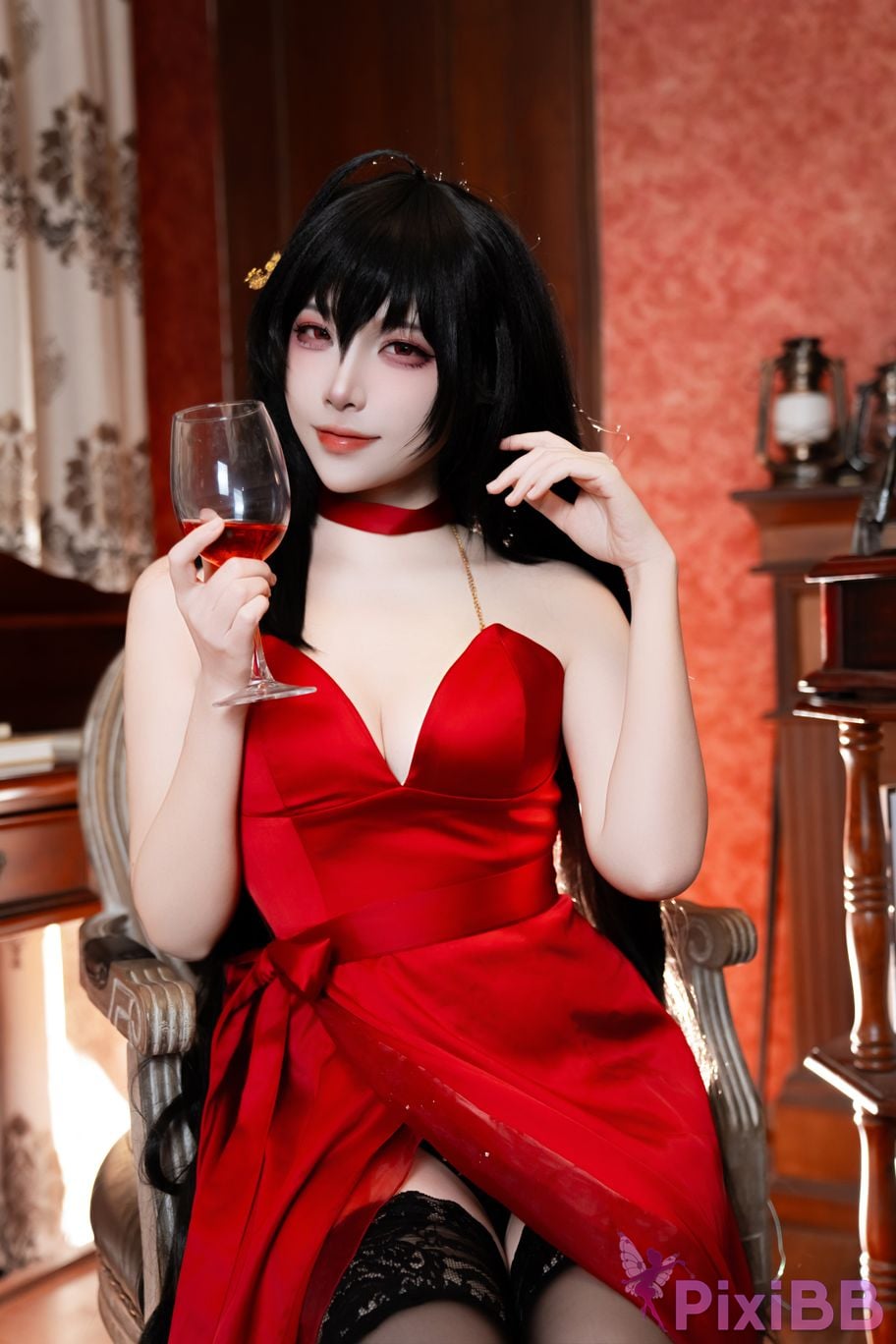 Cosplayer Second Assistant Nisa azur lane Dafeng poison apple PixiBB.COM 024