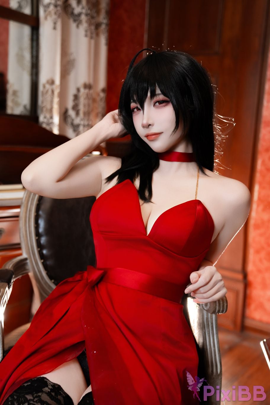 Cosplayer Second Assistant Nisa azur lane Dafeng poison apple PixiBB.COM 025