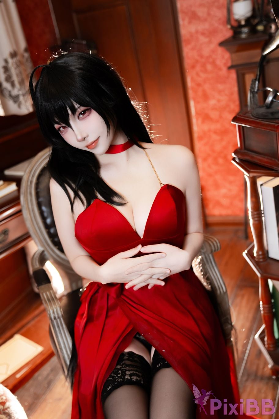 Cosplayer Second Assistant Nisa azur lane Dafeng poison apple PixiBB.COM 026