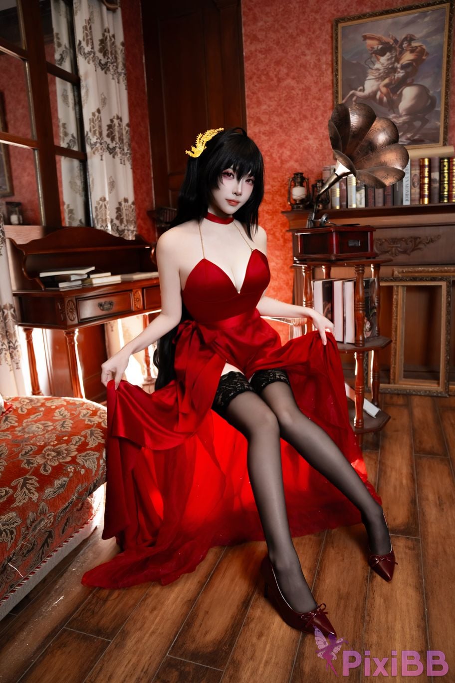 Cosplayer Second Assistant Nisa azur lane Dafeng poison apple PixiBB.COM 029