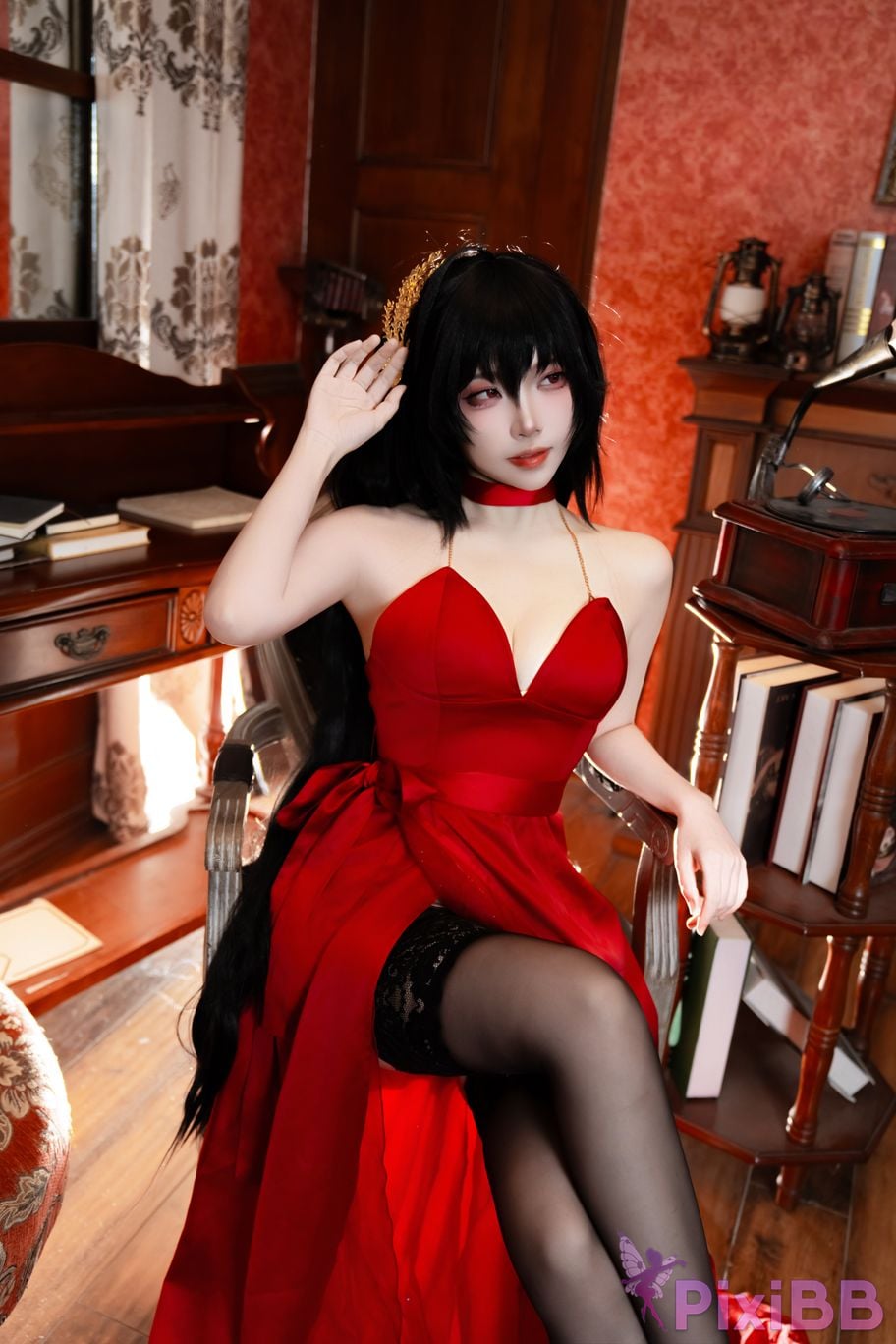 Cosplayer Second Assistant Nisa azur lane Dafeng poison apple PixiBB.COM 032