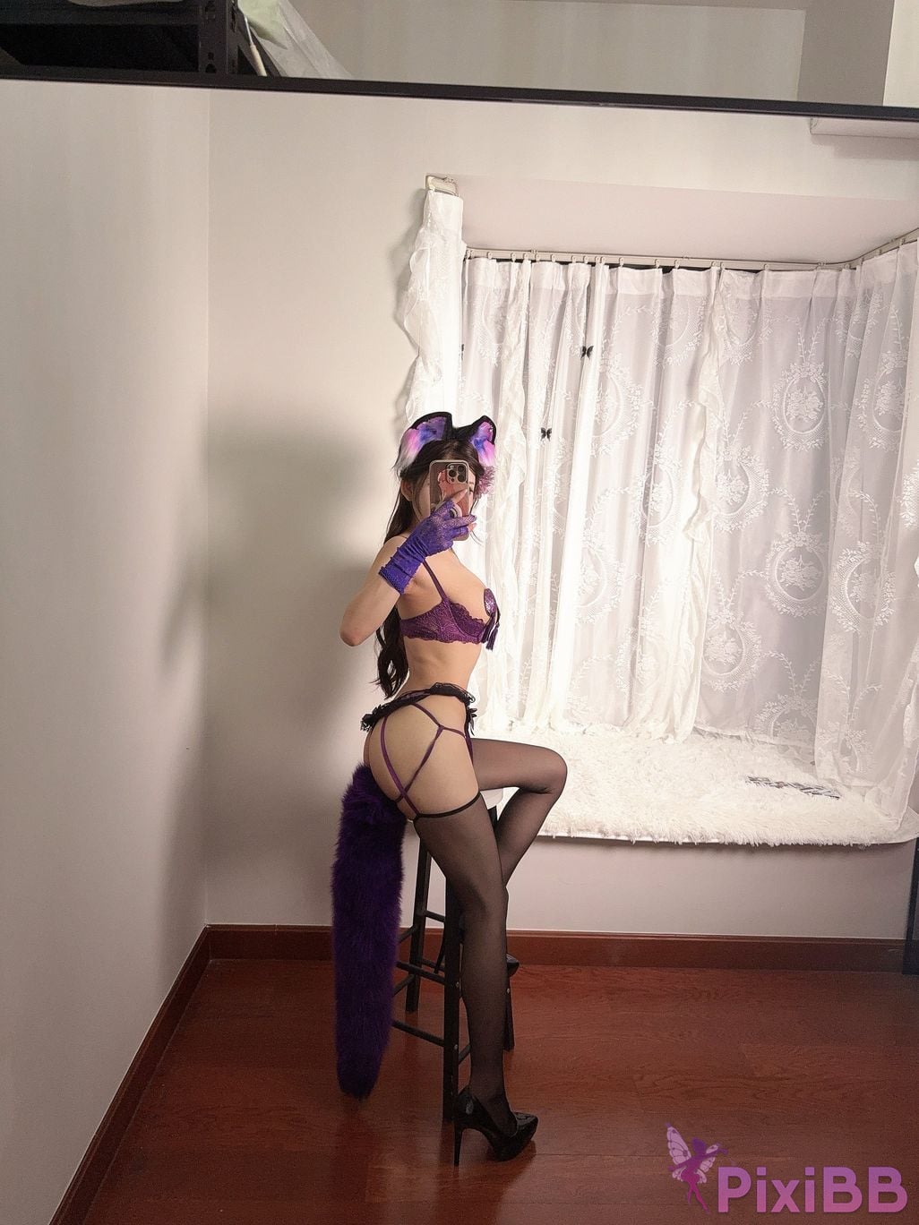 Cosplayer Take Mozi away aa Purple GS little tail PixiBB.COM 115