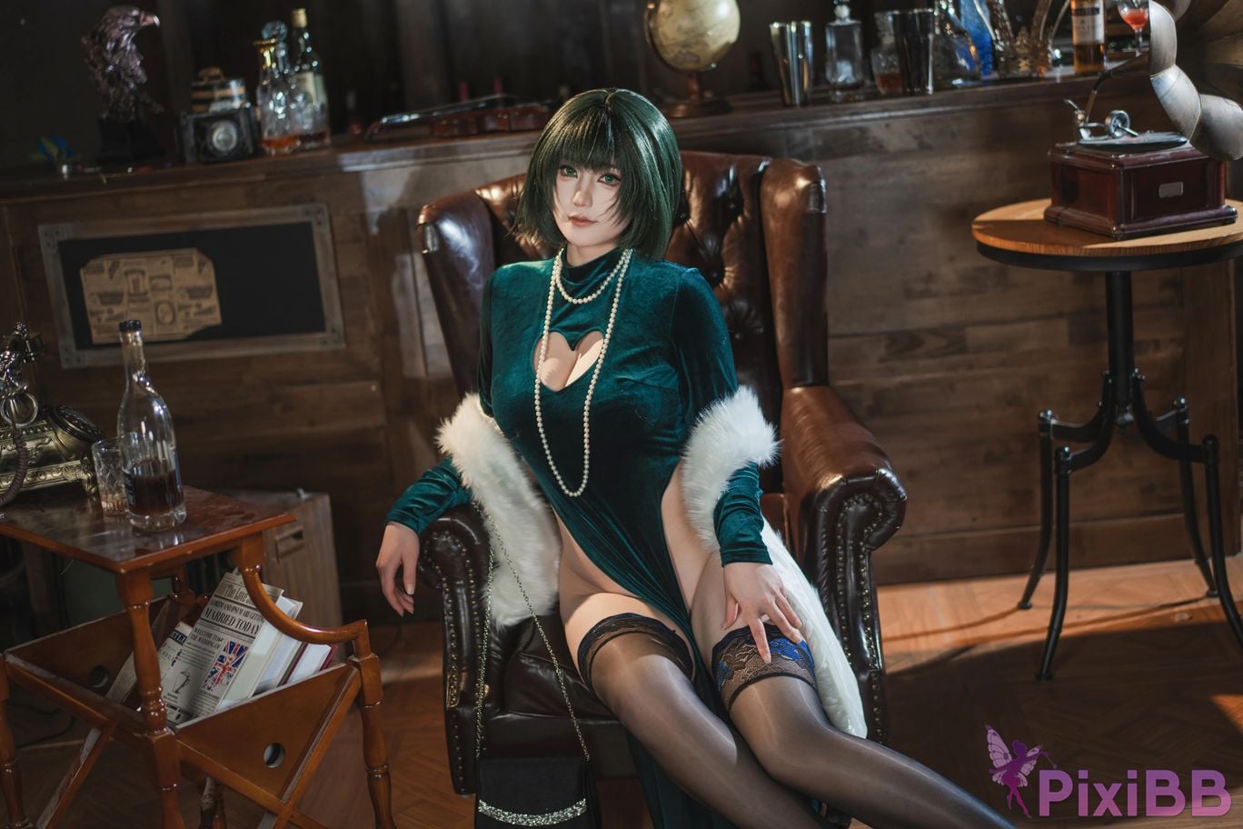 Cosplayer Xinglan is Lanlan and her name Lanmei. one punch man Hells Fubuki PixiBB.COM 011