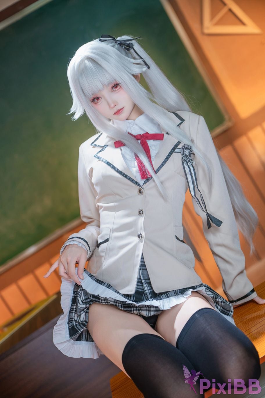 Cosplayer Big roll small Beautiful Girl Wanhua Mirror Bonzhiwuzhi school uniform PixiBB.COM 003