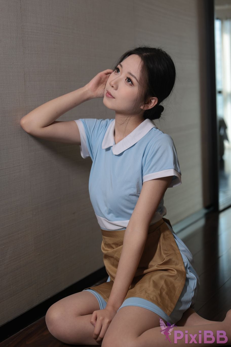 Private Photoshoot grass jelly Holiland uniforms PixiBB.COM 229