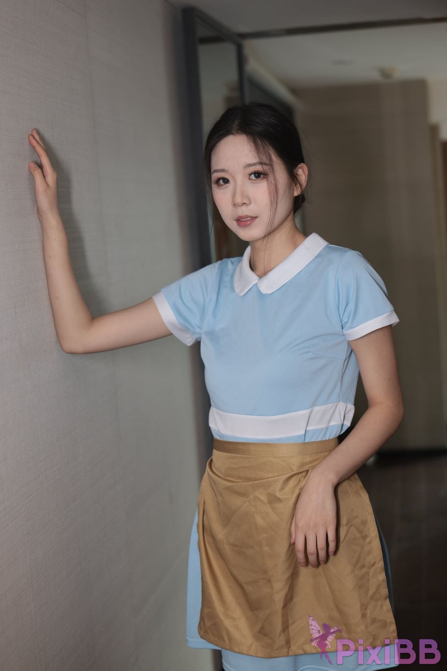 Private Photoshoot grass jelly Holiland uniforms PixiBB.COM 245