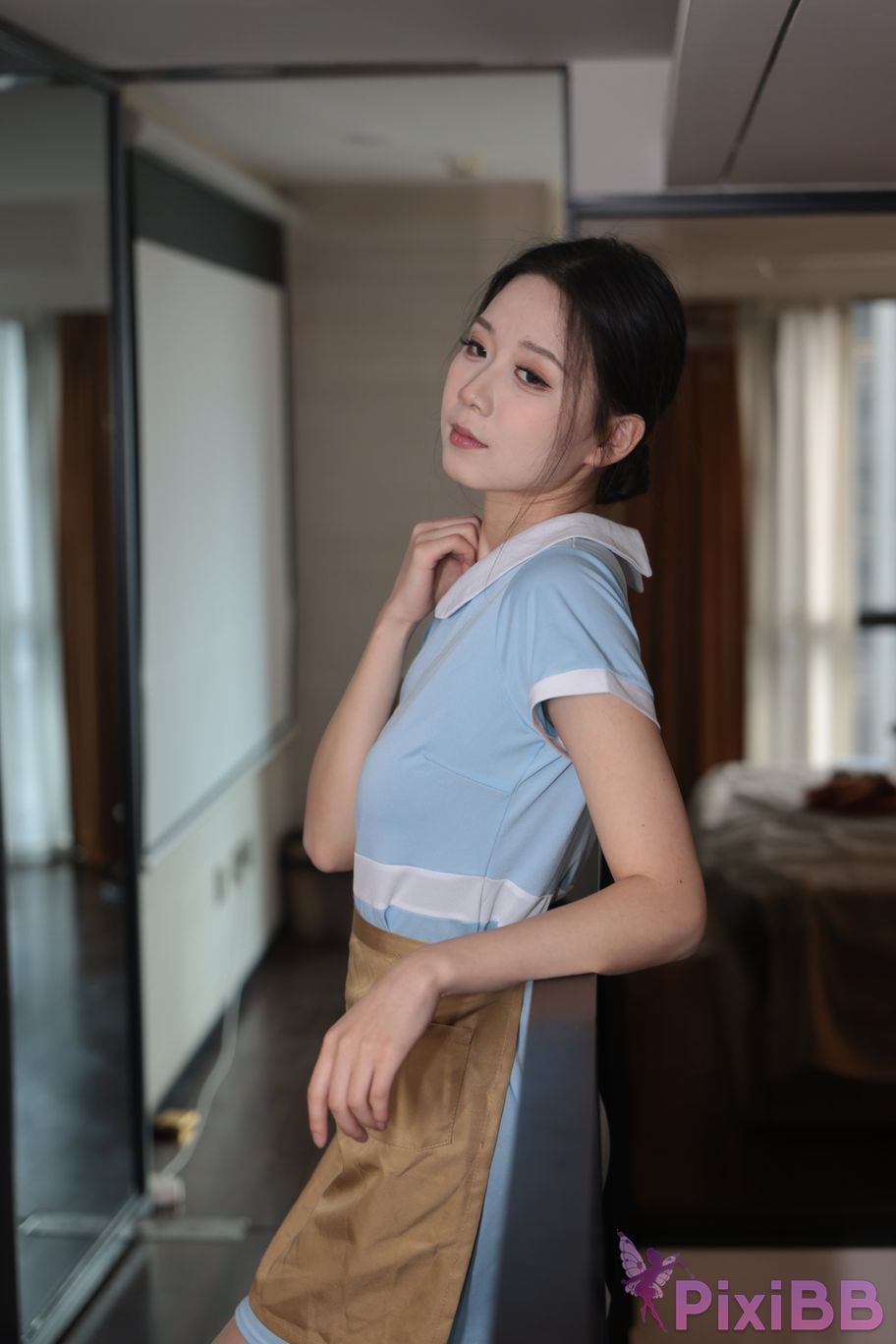 Private Photoshoot grass jelly Holiland uniforms PixiBB.COM 260