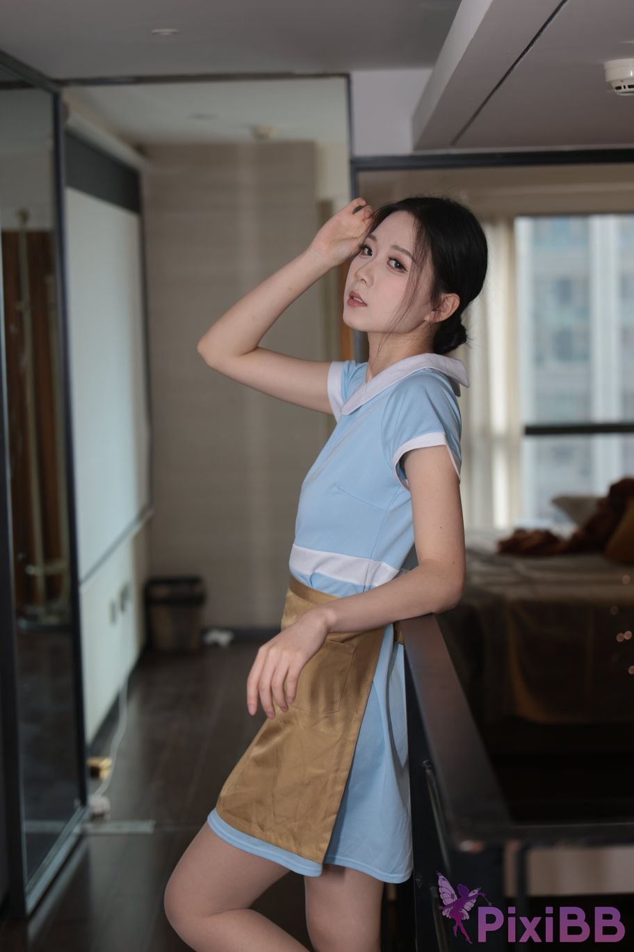 Private Photoshoot grass jelly Holiland uniforms PixiBB.COM 263
