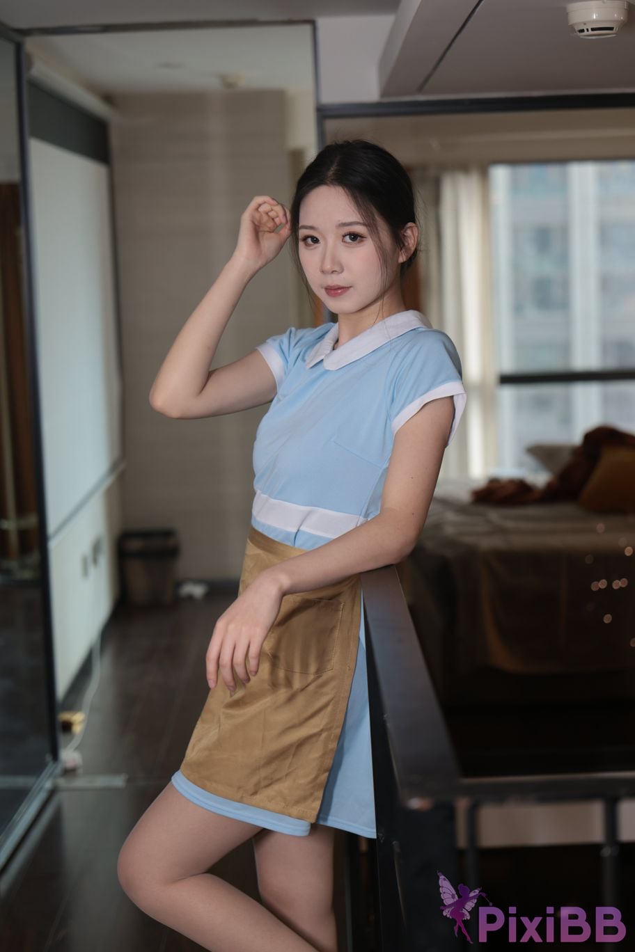 Private Photoshoot grass jelly Holiland uniforms PixiBB.COM 264