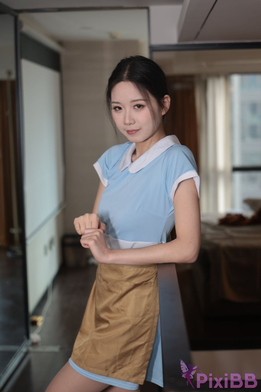 Private Photoshoot grass jelly Holiland uniforms PixiBB.COM 267