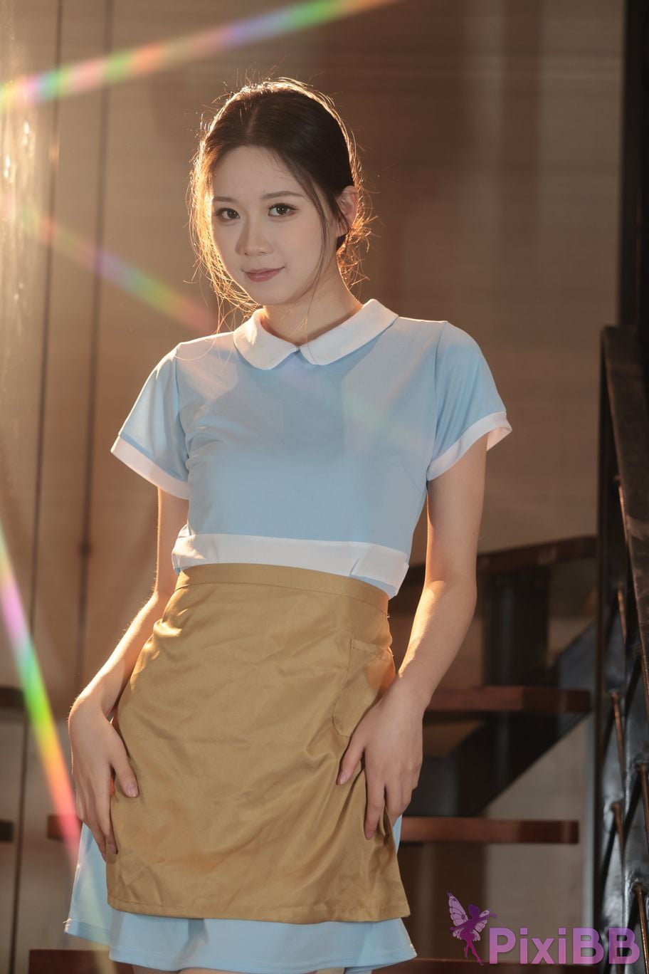 Private Photoshoot grass jelly Holiland uniforms PixiBB.COM 288