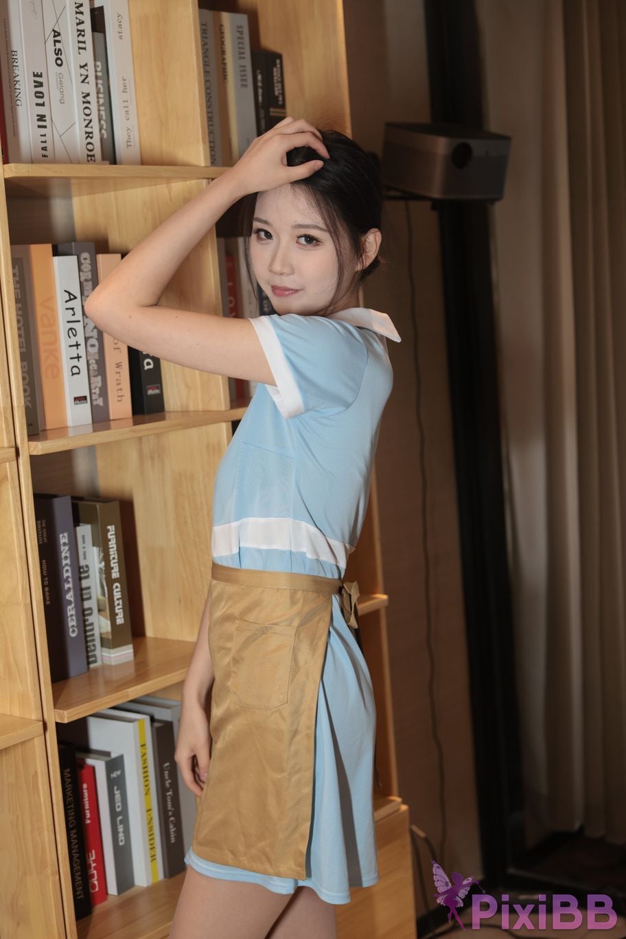 Private Photoshoot grass jelly Holiland uniforms PixiBB.COM 515