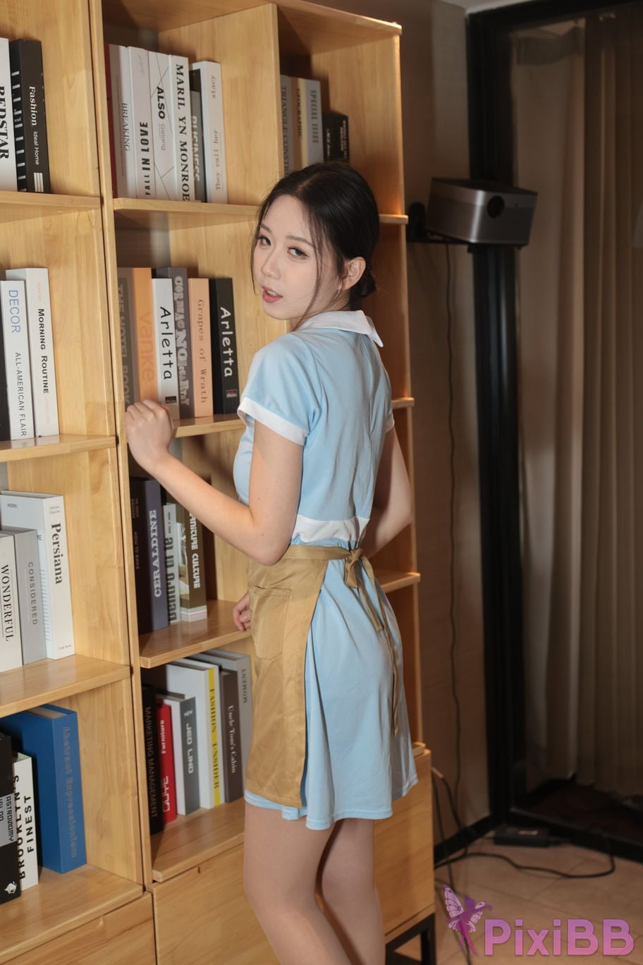 Private Photoshoot grass jelly Holiland uniforms PixiBB.COM 519