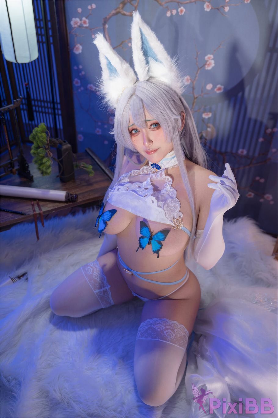 Cosplayer Luo Li LoLiSAMA azur lane Shinano Blending into one dream PixiBB.COM 047
