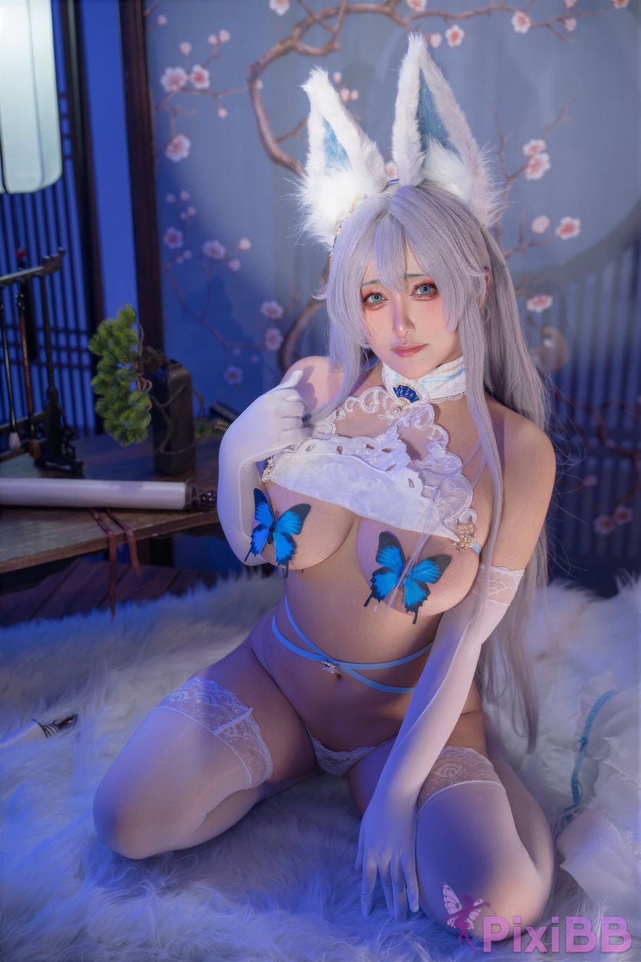 Cosplayer Luo Li LoLiSAMA azur lane Shinano Blending into one dream PixiBB.COM 086