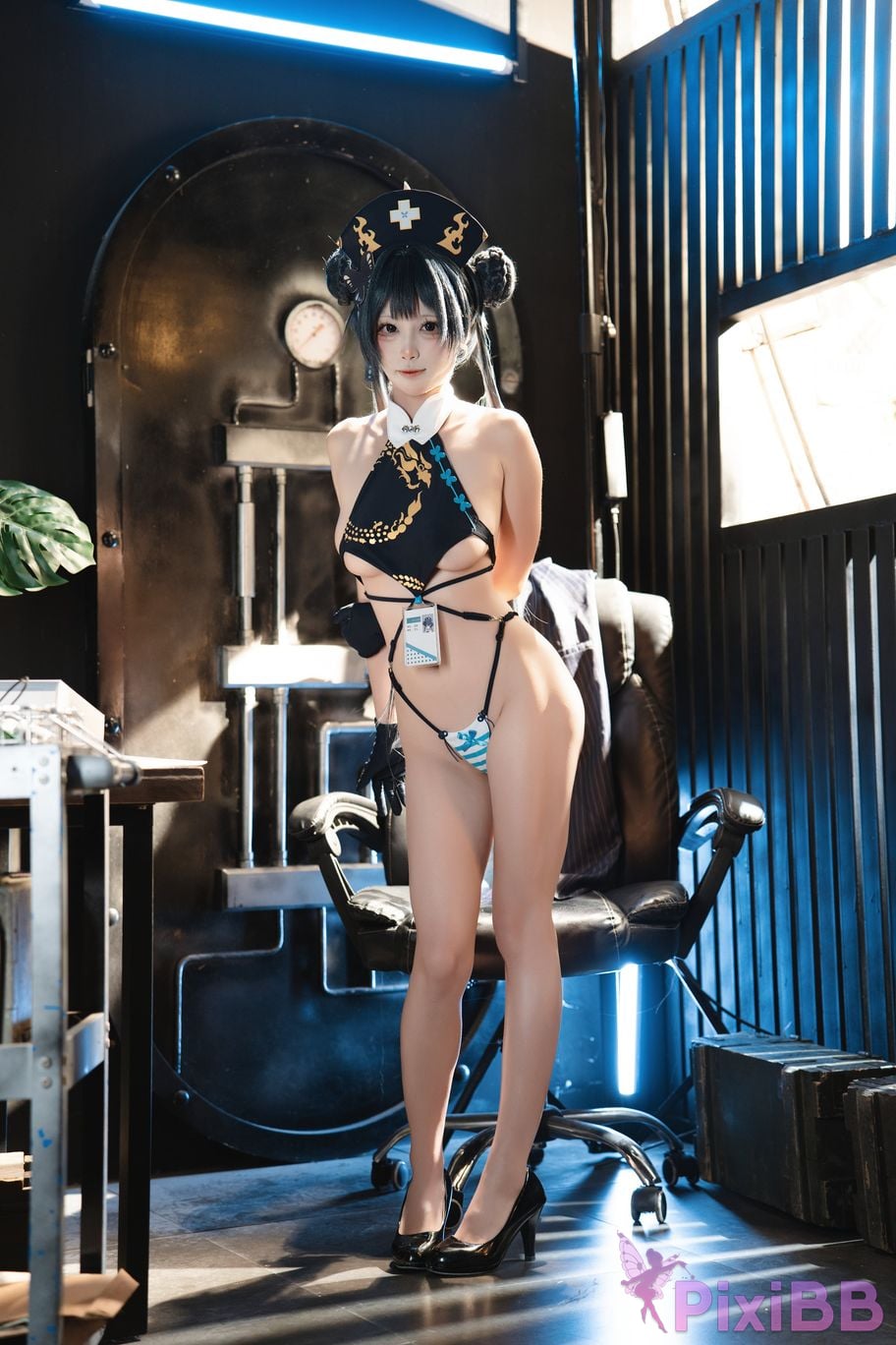 Cosplayer san wu ren xing Blue Archive Kisaki PixiBB.COM 002