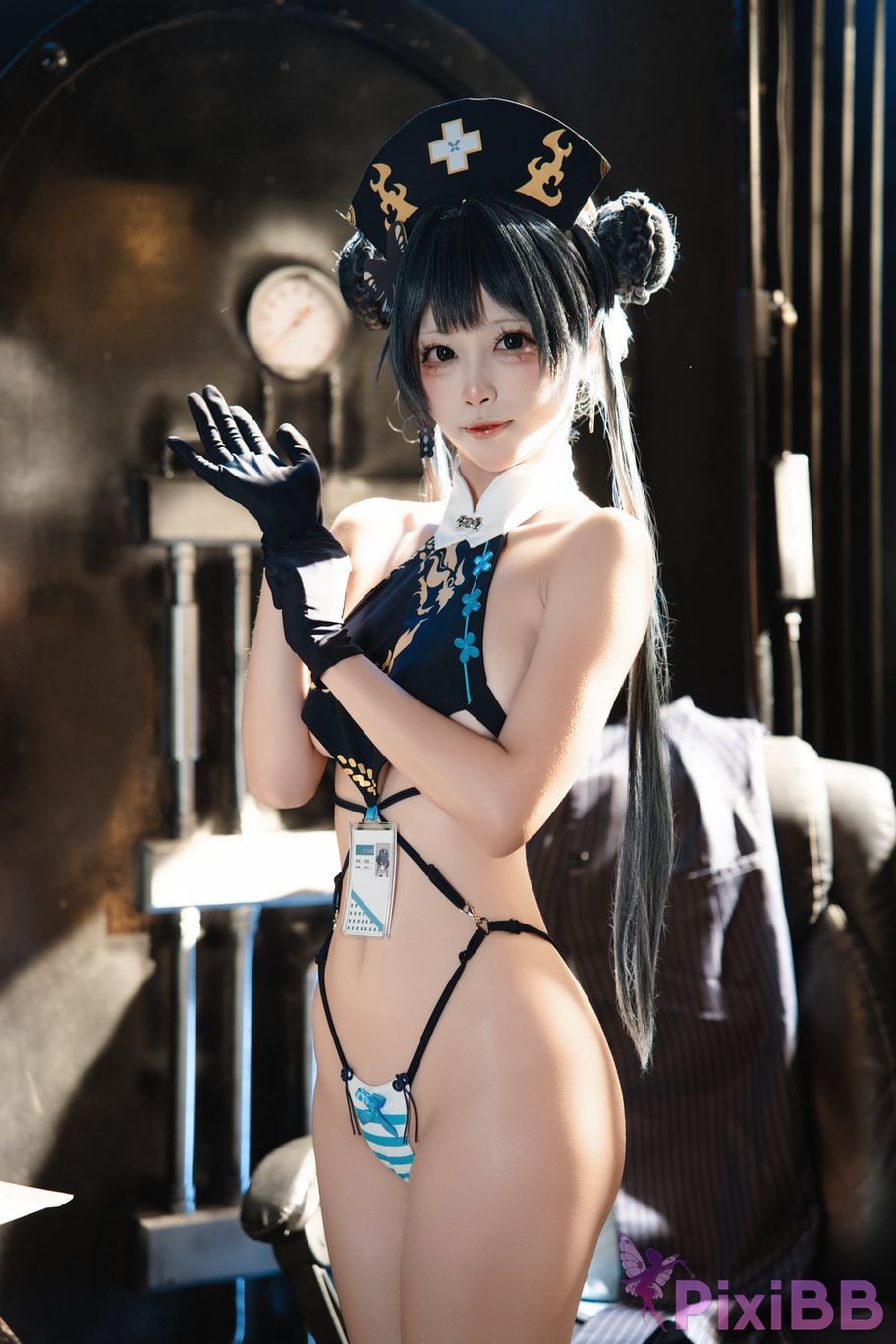 Cosplayer san wu ren xing Blue Archive Kisaki PixiBB.COM 004