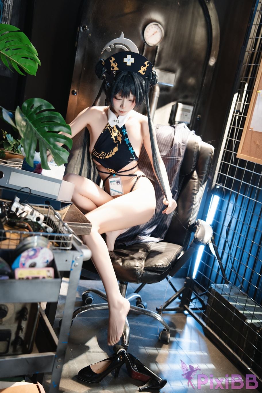 Cosplayer san wu ren xing Blue Archive Kisaki PixiBB.COM 012