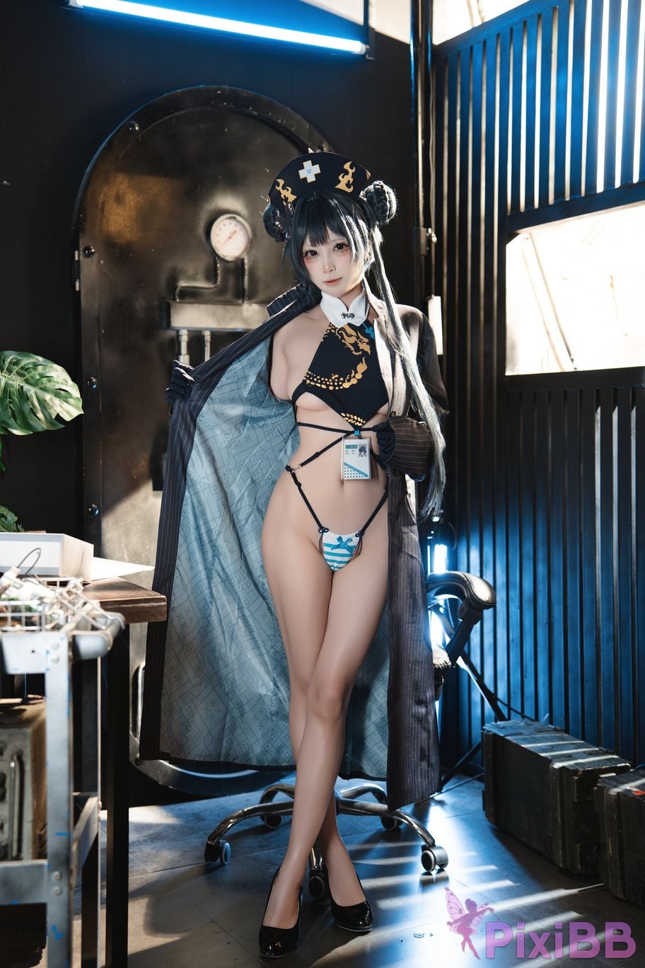 Cosplayer san wu ren xing Blue Archive Kisaki PixiBB.COM 014